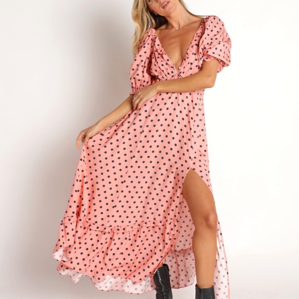 For love & lemons polka dot midi dress (Keeley midi dress)